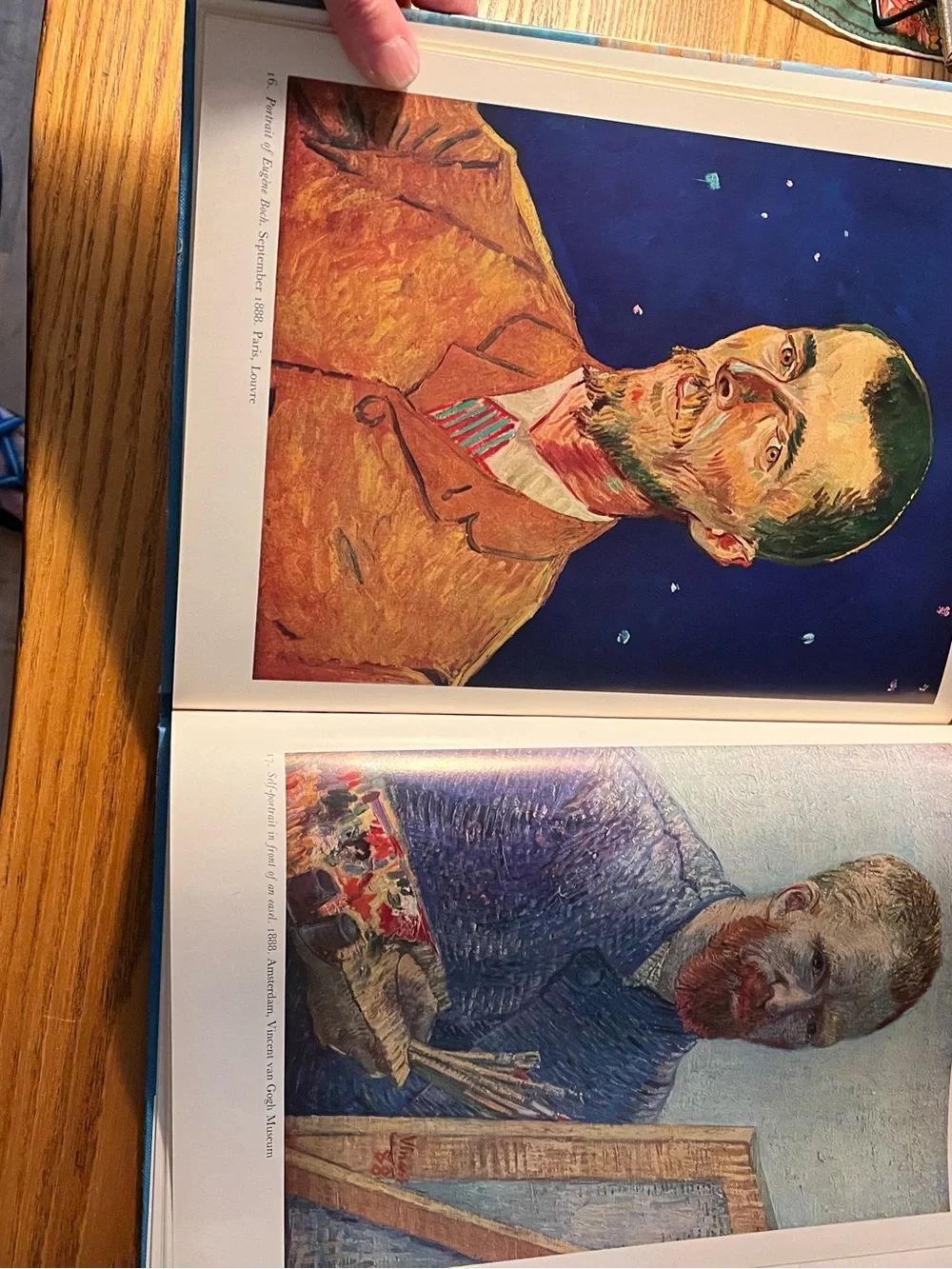Book of full color glossy Van Gogh bookplates framing
